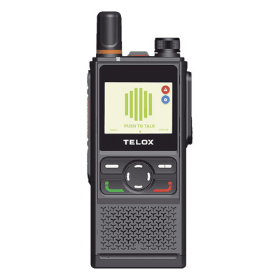 Kit Radio PoC LTE TELOX TE320 + Licencia TASSTA T.FLEX 12 meses / Audio 3W Cancelación de Ruido / IP67 / Batería 4000 mAh (48 hrs) / Doble SIM Global / GPS / Android 8.1 / Cifrado AES-256
