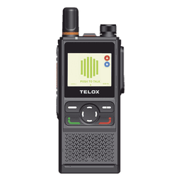 Kit Radio PoC LTE TELOX TE320 + Licencia TASSTA T.FLEX 12 meses / Audio 3W Cancelación de Ruido / IP67 / Batería 4000 mAh (48 hrs) / Doble SIM Global / GPS / Android 8.1 / Cifrado AES-256