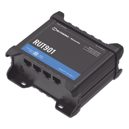 Router Industrial LTE 4G / 150 Mbps Cat 4 / 4 Puertos Ethernet / WiFi 2.4 GHz / Doble SIM / Montaje DIN / -40°C a 75°C