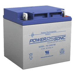 Batería 12V, 40AH, Para Respaldo, Tecnologías AGM/VRLA, 5 Años Vida Útil, Terminales NB4, Reconocida UL  