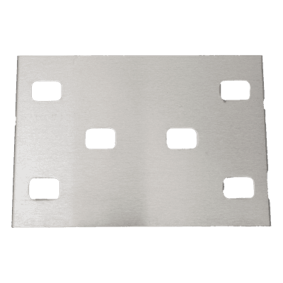 Cople para Uniones de Escalera de Aluminio / Plano / Peralte 3 1/4" / Incluye Tornilería