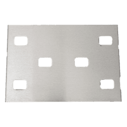 Cople para Uniones de Escalera de Aluminio / Plano / Peralte 3 1/4" / Incluye Tornilería