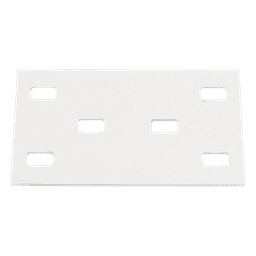 Cople para Uniones de Escalera de Aluminio / Plano / Peralte 3 1/4" / Incluye Tornilería