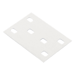 Cople para Uniones de Escalera de Aluminio / Plano / Peralte 3 1/4" / Incluye Tornilería