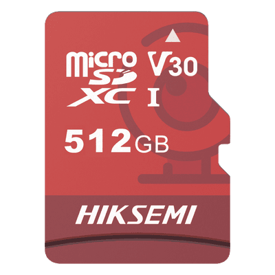 MicroSD HIKSEMI NEO Plus / 512 GB / 95 MB/s Lectura / 60 MB/s Escritura / Clase 10 U3 / TLC NAND / Especializada Para Videovigilancia 24/7