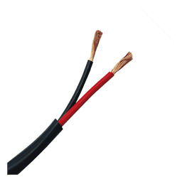 Bobina de 152 Metros (500 Pies) / 18AWG 2 Conductores / Cable Profesional de ALTA FIDELIDAD 100% Cobre / Exterior / Direct Burial / Color Negro / Para Aplicaciones de Audio, Control de Acceso y Automatización