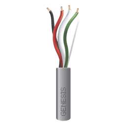 Bobina de 152 Metros (500 Pies) / Cable 4 x 16 AWG / Color Gris / Aplicaciones de Control / Riser