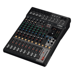 Mezcladora de Audio | 12 Canales | 6 Entradas de Micrófono/línea | 2 Entradas Estéreo | Efectos Integrados | Alimentación Phantom | MG12X