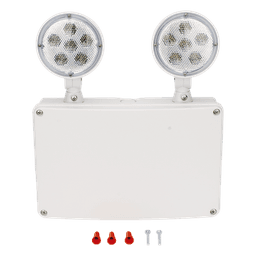 SFWMC / Luz de Emergencia LED / Montaje Universal Pared-Techo-Lateral / 600 lm / 3W / 120-277 VAC / Batería de Respaldo 6V 4.5Ah