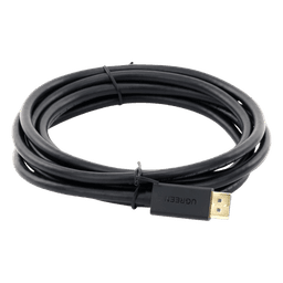 Cable DisplayPort 1.2 Macho a Macho | Longitud 3 Metros (9.84 Pies) | Versión DP1.2 | Soporta 4K@60Hz; 2K@144Hz | Soporta 3D | Color Profundo de 8 y 10 Bits | Blindaje Interno Múltiple | Cobre Estañado 28AWG | Botón de Liberación