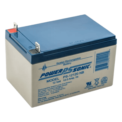 Batería 12V Recargable, 12AH, Para Respaldo, Tecnologías AGM/VRLA, 5 Años Vida Útil, Terminales tipo NB1, Reconocida UL , Sin Mantenimiento, Sin Derrames