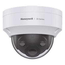 Cámara domo IP Serie 35 de 3 megapixeles, IR inteligente 40 m, WDR 120 dB, IP66/IK10, PoE
