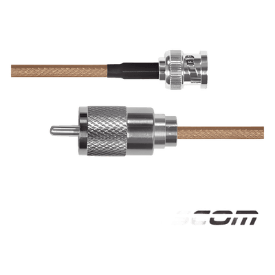Cable LP142 con conectores BNC Macho / UHF Macho.