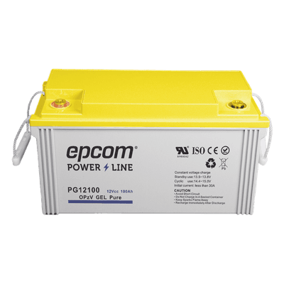 Batería de GEL PURO OPzV / 12 V @ 100 Ah / Ciclo profundo / Uso en Aplicaciones Fotovoltaicas y de Respaldo