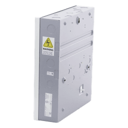 Controlador de acceso IP para 4 puertas con caja metálica, fuente de alimentación y batería incluidas, compatible OSDP v2 y Wiegand