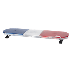 Torreta 47" Serie 16 con 300 LEDs, Dual Color,  frente: Rojo/Blanco, Azul/Blanco, trasero: Rojo/Ámbar, Azul/Ámbar