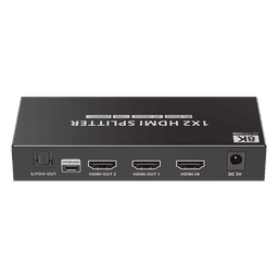 Splitter HDMI 1x2 | Velocidad de trasmisión 48 Gbps| Resolución 8k | Salida de audio| HDCP 2.3