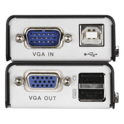 Extensor KVM USB | Acceso remoto PC | Hasta 100 m Cat5e | 1920x1200 | Protección ESD | Ajuste deskew