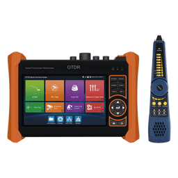 Tester Profesional OTDR y Video / Alcance 150 km / Pantalla 5.4" Táctil / 4K/8K / PoE Integrado / Wi-Fi / VFL / Medidor de Potencia Óptica
