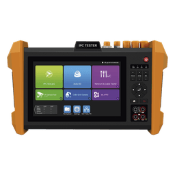 Tester Profesional Multifunción / Pantalla Táctil 7" / Video 4K/8K / IP/Coaxial / Wi-Fi / TDR / Potencia Óptica / PoE