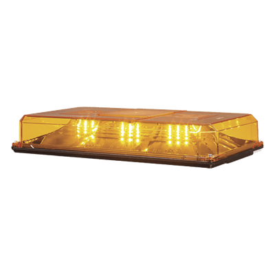 Mini barra de luces / 24 LED / 10 pulgadas / Ámbar / Montaje permanente / SAE J845 Clase 1
