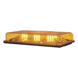 Mini barra de luces / 24 LED / 10 pulgadas / Ámbar / Montaje permanente / SAE J845 Clase 1