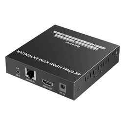 Receptor Compatible para Kit TT582-KVM |4K @60Hz | Cat 6, 6a y 7 |  hasta 150 metros | Transmite el Video y Controla tu DVR vía USB a distancia