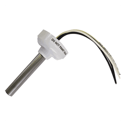 Detector térmico convencional tipo pigtail para intemperie, activación 135°F (57°C), sellado hermético, sin base