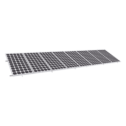 Montaje para Panel Solar, Riel "8" de 5400mm para Módulos de 550 a 660w con Espesor de 35mm, Velocidad de Viento Máx. 136km/h (20° a 45°)