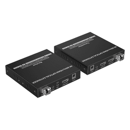 Kit extensor por fibra óptica | Hasta 40 kilómetros|  4K@60Hz | con IR | RS232