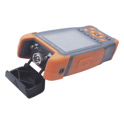 Medidor de Potencia Óptica (OPM) para Fibra Óptica en Redes FTTx / Soporta 3 Longitudes de Onda: 1310nm, 1490nm y 1550nm / Rango de Medición de -40 a 25dBm / Incluye Función VFL 10mW / Función para Probar de Cables