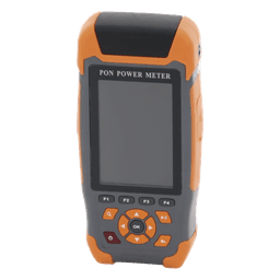 Medidor de Potencia Óptica (OPM) para Fibra Óptica en Redes FTTx / Soporta 3 Longitudes de Onda: 1310nm, 1490nm y 1550nm / Rango de Medición de -40 a 25dBm / Incluye Función VFL 10mW / Función para Probar de Cables