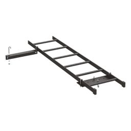 Kit de Conexión de Rack a Pared, Con Escalerilla de 1.3 m de Largo y 12 in de Ancho, de Acero, Color Negro