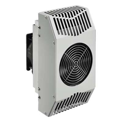 Refrigerador Termoeléctrico / 24V DC / 52W (178 BTU/h) / Interiores y exteriores / Efecto Peltier / Enfriamiento y Calentamiento / Acero Gris RAL 7035 / Montaje Vertical-Horizontal / -40°C a 55°C (-40°F a 131°F)