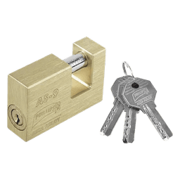 Candado para Cortina  #9 / Opera con 11 pernos de combinación / Alta seguridad.