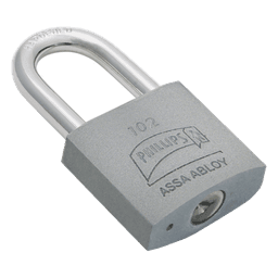 Candado de Hierro Sólido de Alta Resistencia / Gancho Largo / Llave PH-32 para 4 Pernos de Combinación  / Para Condiciones Secas  y Protegidas.