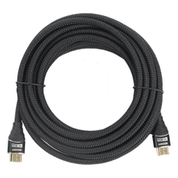 Cable HDMI de 5 Metros (16.40 Pies) | Alta Definición | Longitud | Versión 2.0 | Alta Velocidad 18Gbps | 4K@60Hz | Conectores Chapados en Oro | Tipo Redondo