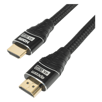 Cable HDMI de 10 Metros (32.81 Pies) | Alta Definición | Longitud | Versión 2.0 | Alta Velocidad 18Gbps | 4K@60Hz | Conectores Chapados en Oro | Tipo Redondo
