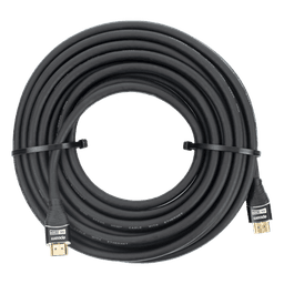 Cable HDMI de 10 Metros (32.81 Pies) | Alta Definición | Longitud | Versión 2.0 | Alta Velocidad 18Gbps | 4K@60Hz | Conectores Chapados en Oro | Tipo Redondo