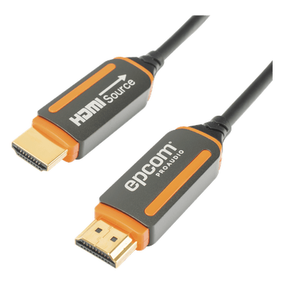 Cable HDMI de Fibra Óptica de 20 Metros (65.62 Pies) | Alta Definición | Versión 2.0 | Alta Velocidad 18Gbps | 4K@60Hz | HDCP 2.2 | Resistente a EMI y RFI