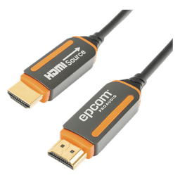 Cable HDMI de Fibra Óptica de 20 Metros (65.62 Pies) | Alta Definición | Versión 2.0 | Alta Velocidad 18Gbps | 4K@60Hz | HDCP 2.2 | Resistente a EMI y RFI