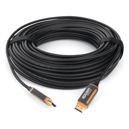 Cable HDMI de Fibra Óptica de 30 Metros (98.43 Pies) | Alta Definición | Versión 2.0 | Alta Velocidad 18Gbps | 4K@60Hz | HDCP 2.2 | Resistente a EMI y RFI