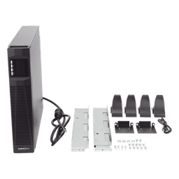 UPS de 2000VA/1800W / Topología On-Line Doble Conversión / Entrada y Salida de 120 Vca / Clavija de Entrada NEMA 5-20P / Pantalla LCD Configurable / Formato Rack/Torre