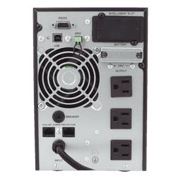 UPS 1000VA/900W  Online Doble Conversión /Pantalla LCD / 3 tomas 5-15R / Regulación de Voltaje / Protección RJ45