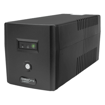 UPS 1000VA/600 W Línea Interactiva 120Vca / 8 tomas 5-15R (6 Respaldadas) / Regulación de Voltaje / Protección RJ45