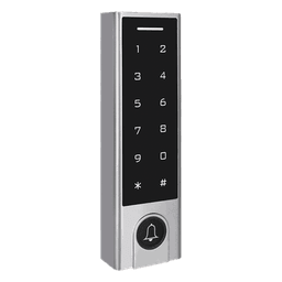Mini Controlador de Acceso con Teclado Inalámbrico / Cuenta con Botón de Salida Inalámbrico / Soporta Tarjeta y Contraseña / Cuenta con Botón de Timbre