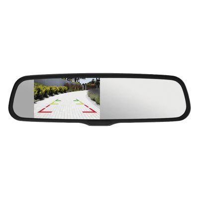 Espejo retrovisor con Pantalla LCD con atenuación automática cuenta con entradas de video duales