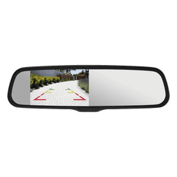 Espejo retrovisor con Pantalla LCD con atenuación automática cuenta con entradas de video duales