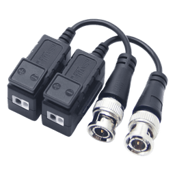 Kit de Transceptores (Baluns) con Terminal PUSH SUPERIOR, PROTECCION DE SOBRECARGA INTEGRADO, Resolución 4K , Cable flexible COAXIAL Blindado / COAXITRON / AUDIO POR COAXITRON / Conector 100% COBRE /  Calidad PREMIUM