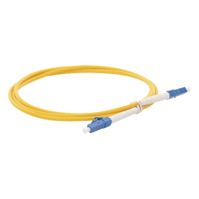 Jumper de Fibra Óptica Monomodo LC/UPC-LC/UPC Simplex de 1 Metro (3.28 Pies), 3mm